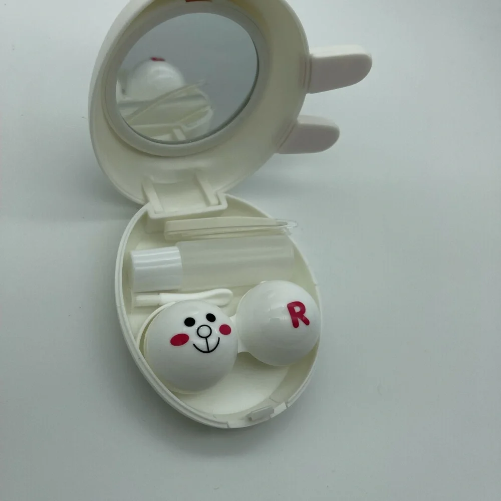 LINE Friends Style Contact Lense Travel Case - Cony the Rabbit